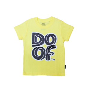 Doof Kids Tee - Maze (Yellow)
