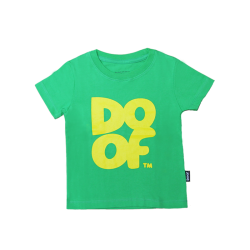 Doof Kids Tee - Coloured (Green+Yellow)